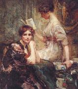 Colin Campbell Cooper Two Women oil on canvas